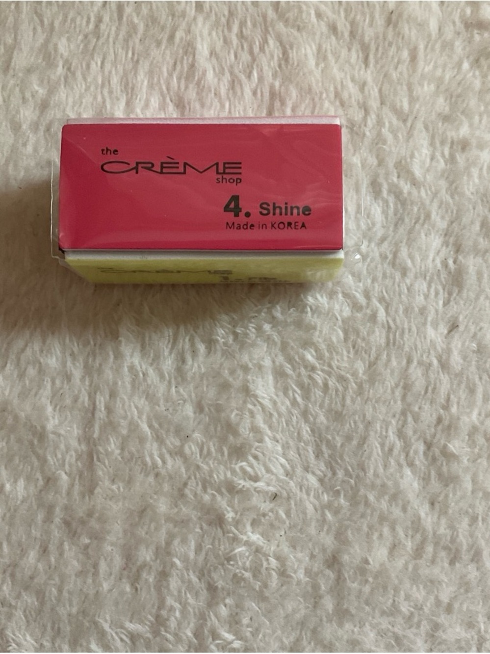 the CRÈME shop 4. Shine Hand & Foot Buffer - Pink